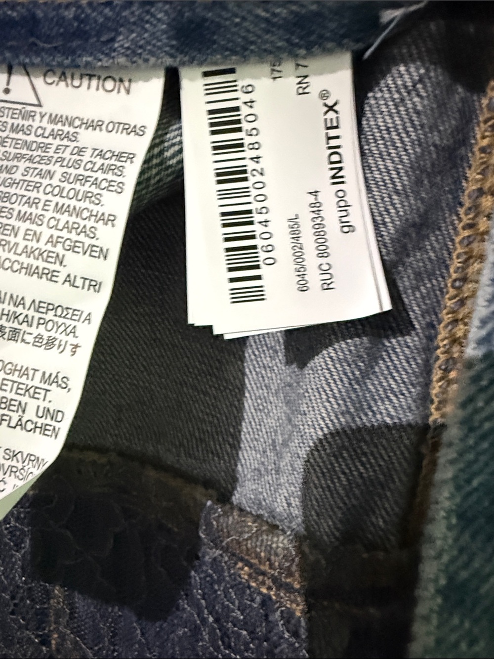 Zara Denim and Blue -Gray Lace Sleeveless Top - Picture 2 of 5